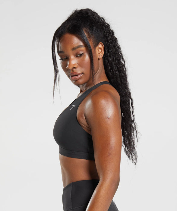 Crossover Sports Bra - Black