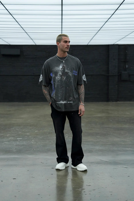 Rise Again V2 "Premium" Oversized Tee WOLF GRAY