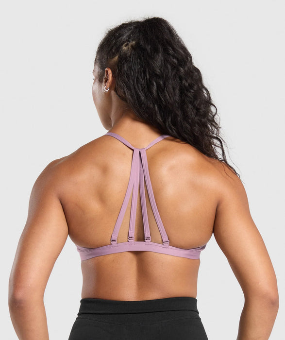 Minimal Sports Bra - Soft Purple