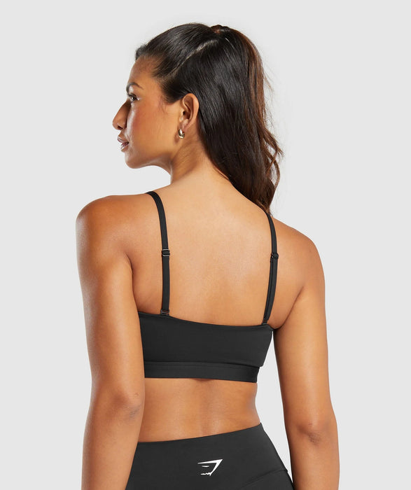 MULTI WAY STRAP BANDEAU BRA- BLACK