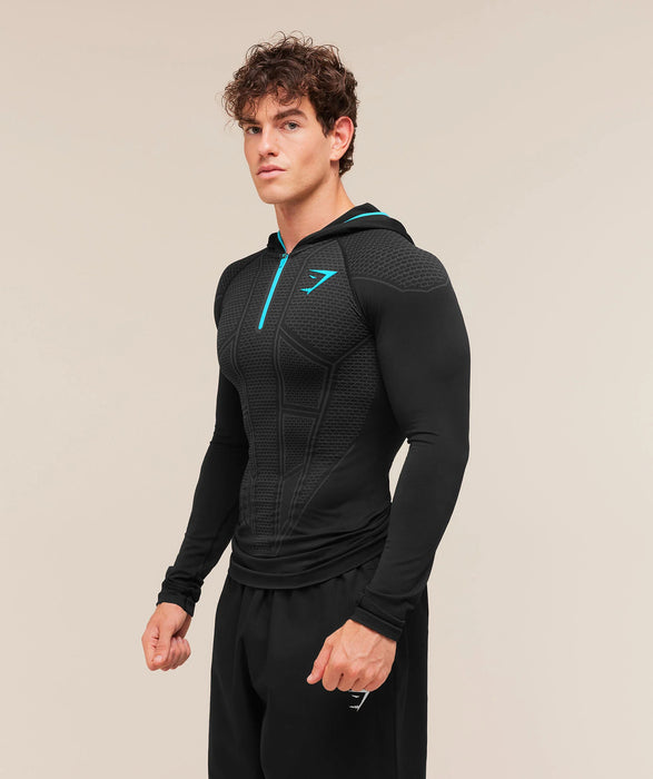 ONYX V1 HOODIE - Black/Onyx Grey/Brand Blue