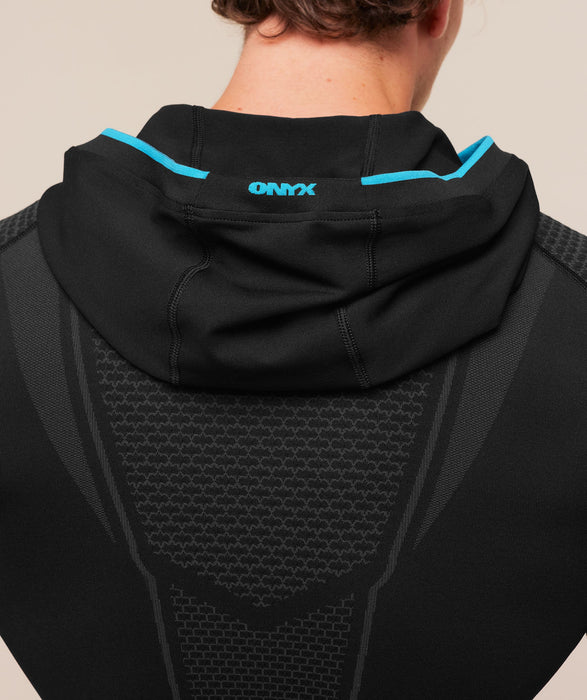 ONYX V1 HOODIE - Black/Onyx Grey/Brand Blue