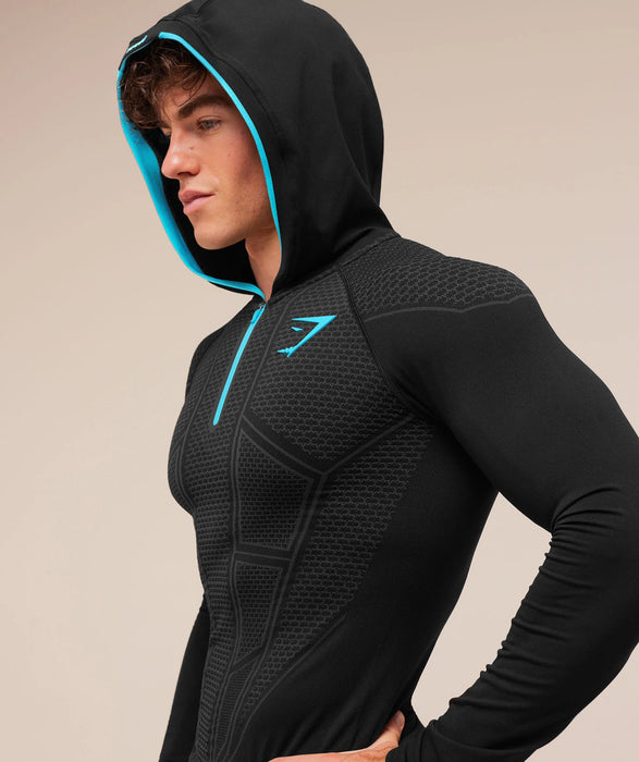 ONYX V1 HOODIE - Black/Onyx Grey/Brand Blue