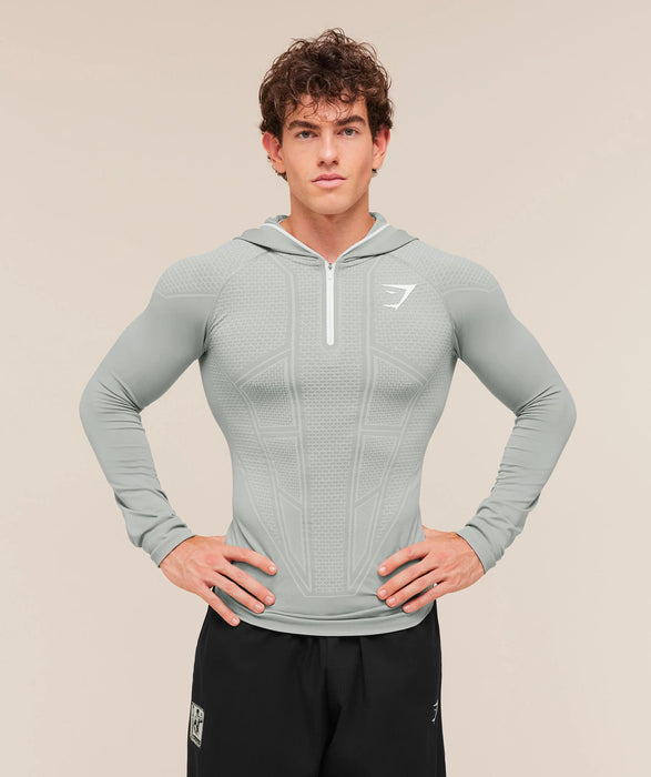 ONYX V1 HOODIE - Smokey Grey/Light Grey/White