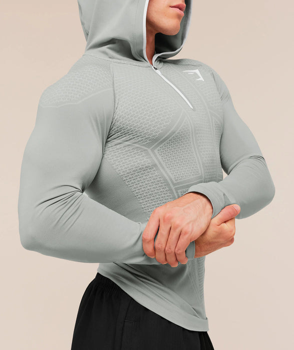 ONYX V1 HOODIE - Smokey Grey/Light Grey/White