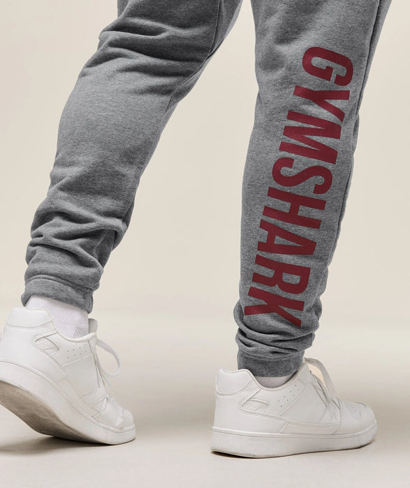 Power Wordmark Joggers - Charcoal Core Marl