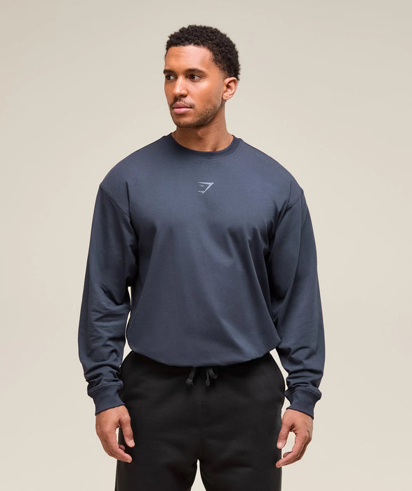 Power Long Sleeve T-Shirt - Heavy Blue