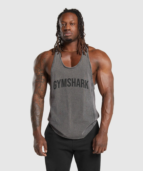 Power Washed Stringer - Onyx Grey