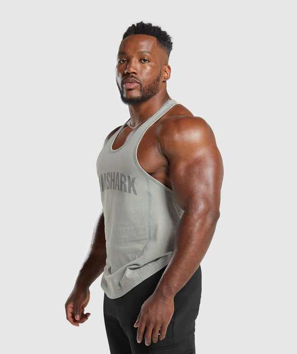 Power Washed Stringer - Smokey Grey