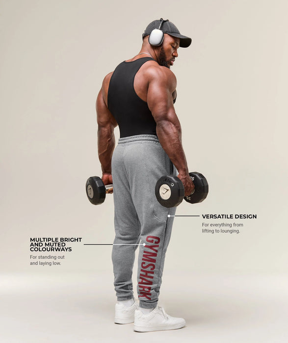 Power Wordmark Joggers - Charcoal Core Marl