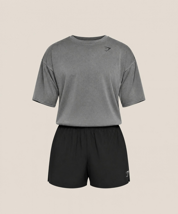 Washed Pastels T-Shirt - Black/Wash