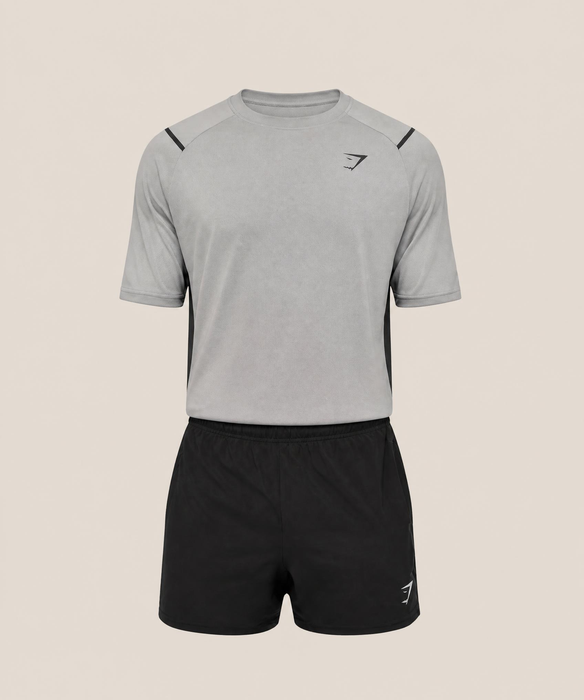 Arrival Contrast T-Shirt - Smokey Grey/Onyx Grey