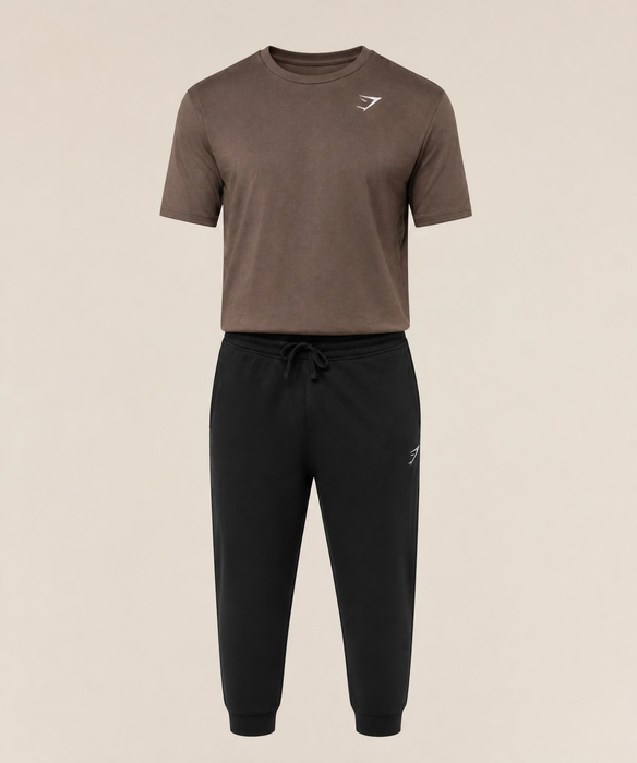 Crest T-Shirt - Soft Brown