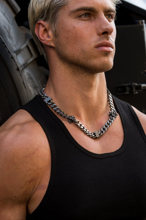 9100 CARS & CURLS - NECKLACE TREN TWIN NECKLACE