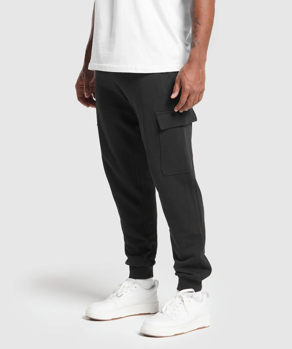 Rest Day Essentials Cargo Joggers - Black