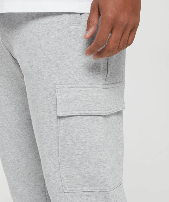 Rest Day Essentials Cargo Joggers - Light Grey Core Marl