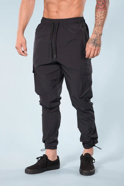 218 TRAVEL CARGO JOGGERS BLACK