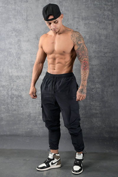 218 TRAVEL CARGO JOGGERS BLACK