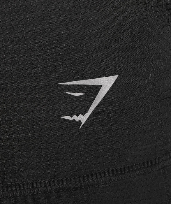RUNNING 2 IN 1 SHORTS - BLACK