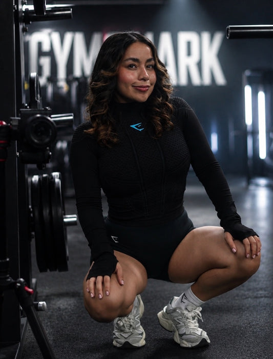 ONYX V1 LONG SLEEVE TOP - Black/Onyx Grey/Brand Blue