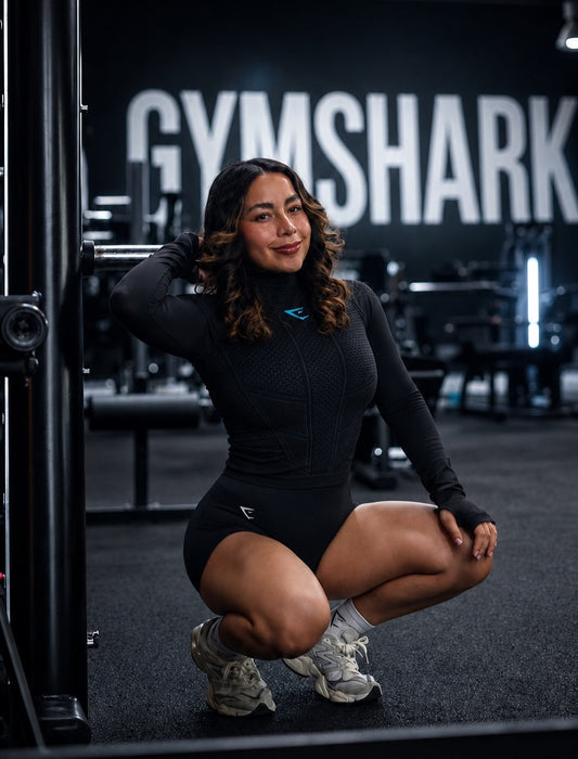 ONYX V1 LONG SLEEVE TOP - Black/Onyx Grey/Brand Blue
