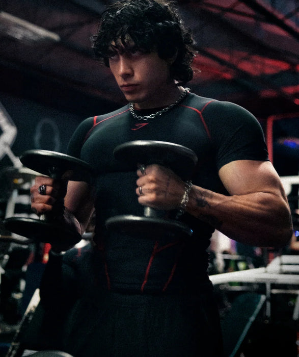 Vengeance T-Shirt-Black/Carmine Red