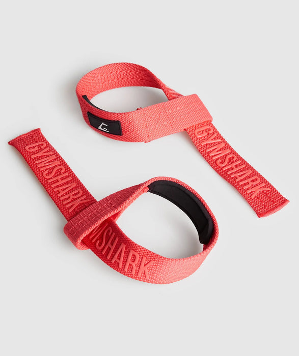 Silicone Lifting Straps - Fly Coral