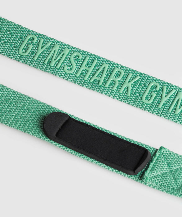 Silicone Lifting Straps - Lagoon Green