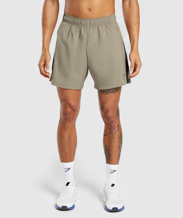 Sport 7" Short - Linen Brown/Black