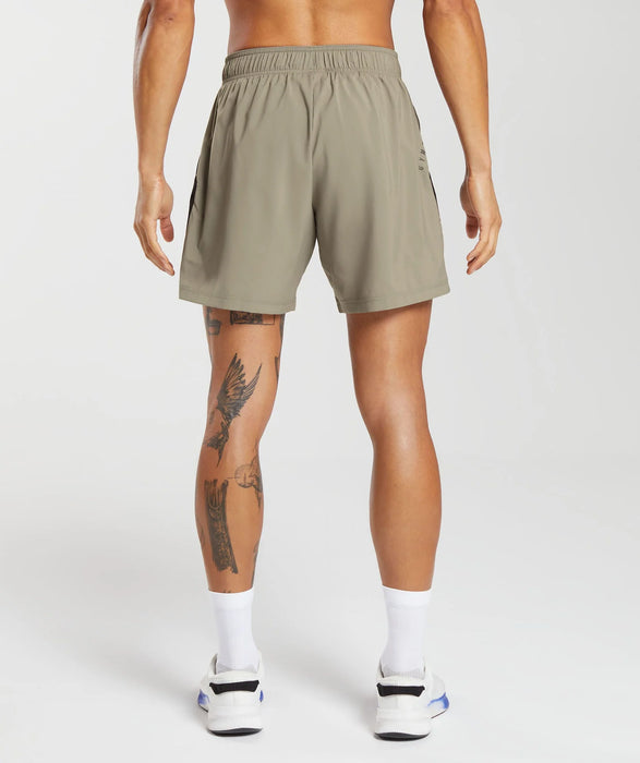 Sport 7" Short - Linen Brown/Black