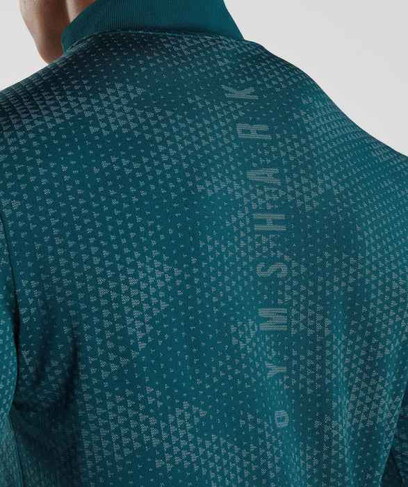 Sport Seamless 1/4 Zip - Winter Teal/Slate Blue