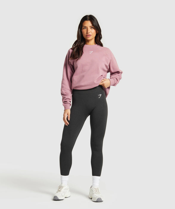 Training Oversized Fleece Sweatshirt - Calm Pink