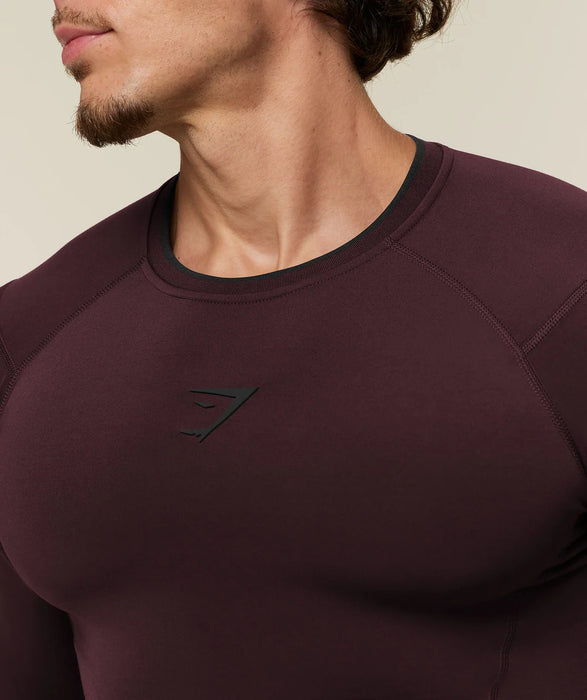 Vengeance Long Sleeve T-Shirt-Cherry Purple/Black