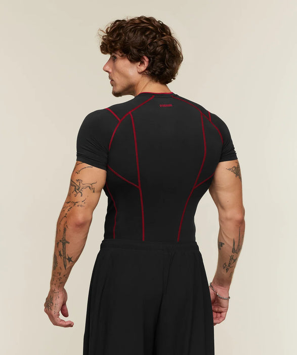 Vengeance T-Shirt-Black/Carmine Red