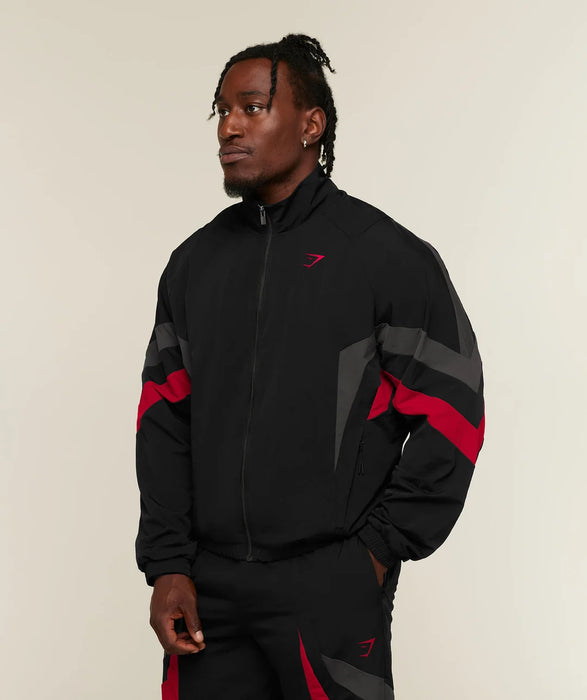 Vengeance Track Jacket-Black/Onyx Grey/Carmine Red