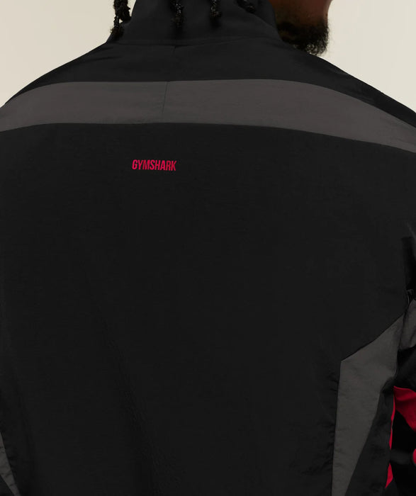 Vengeance Track Jacket-Black/Onyx Grey/Carmine Red