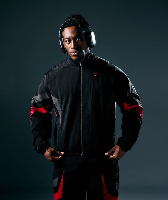Vengeance Track Jacket-Black/Onyx Grey/Carmine Red