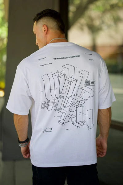 4047 - BLUEPRINT TEES WHITE