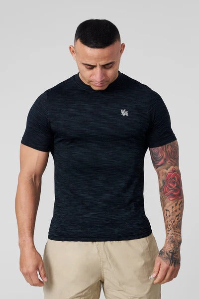 443 - FITNESS COMPRESSION TEE BLACK