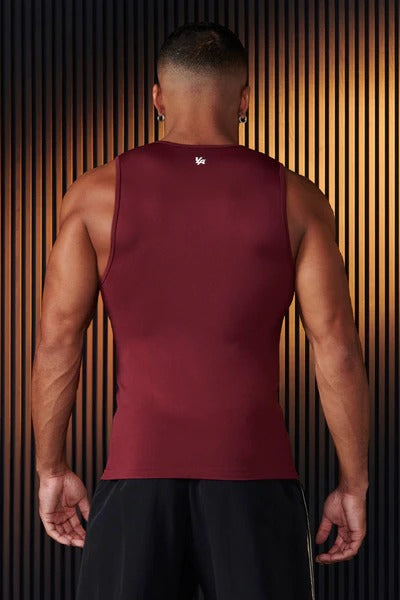 343 - SUPERVILLAIN COMPRESSION TANKS BURGUNDY