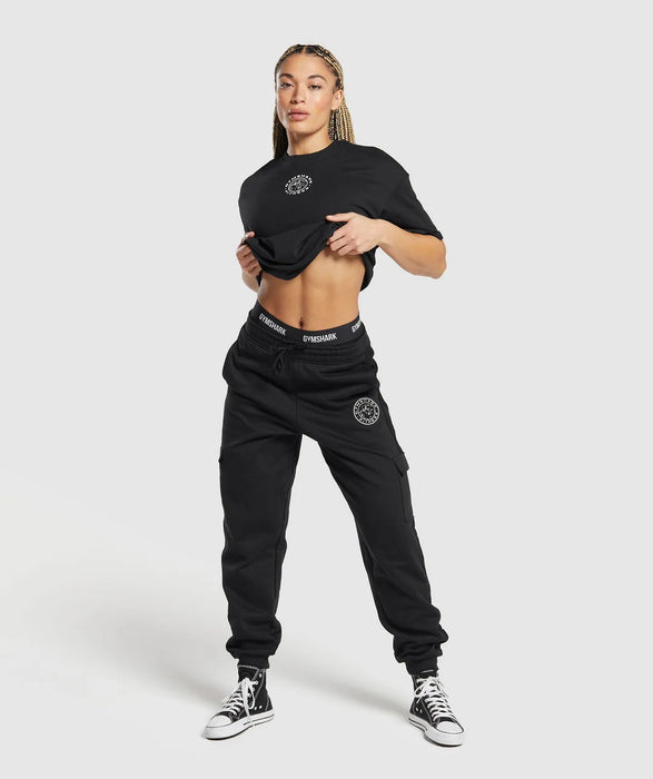 Gymshark Legacy Oversized T-Shirt - Black