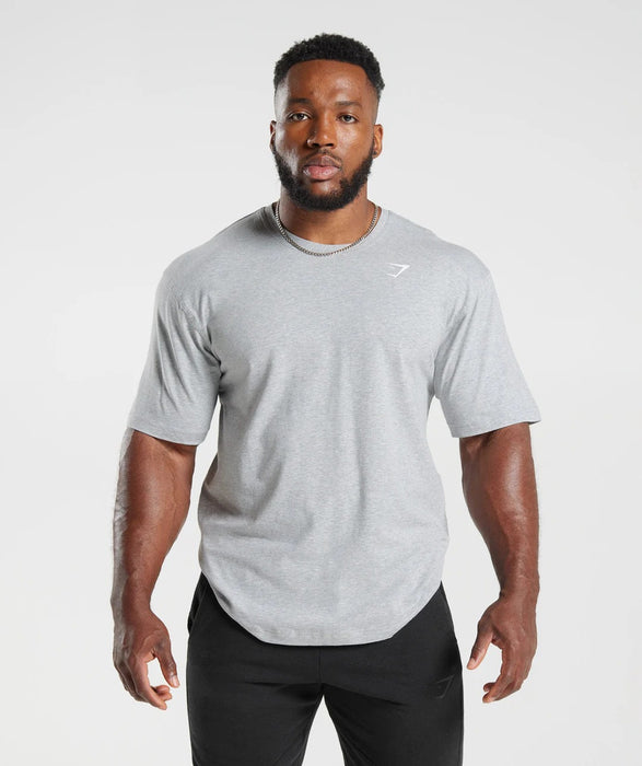 Power T-Shirt - Light Grey Core Marl