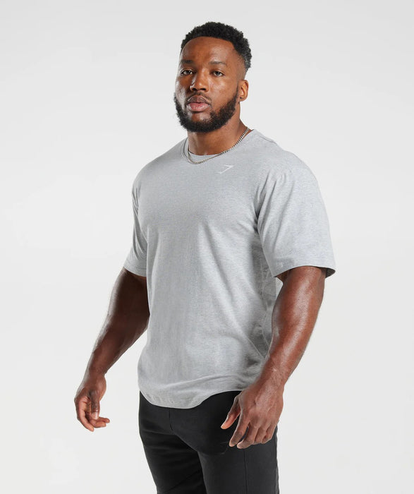 Power T-Shirt - Light Grey Core Marl