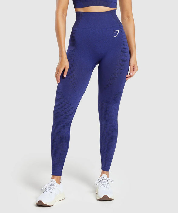 Vital Seamless 2.0 Leggings - Cobalt Purple Marl