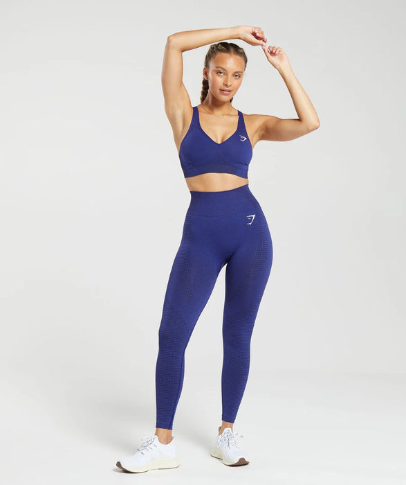 Vital Seamless 2.0 Leggings - Cobalt Purple Marl