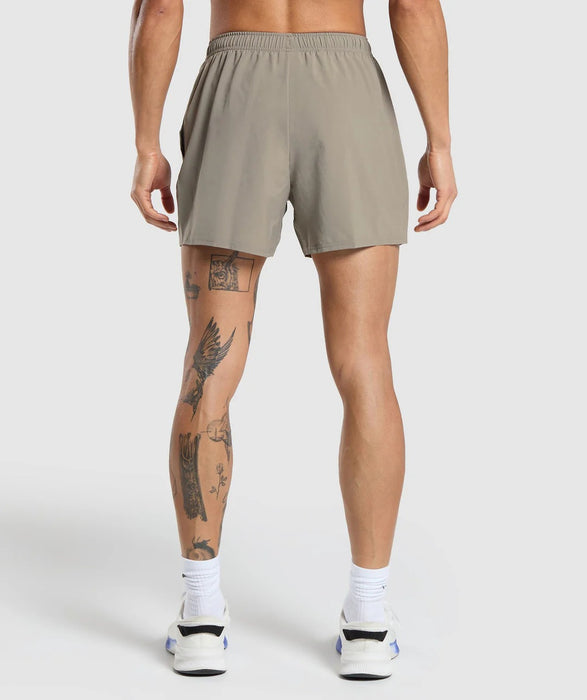 ARRIVAL 5" SHORTS-Linen Brown