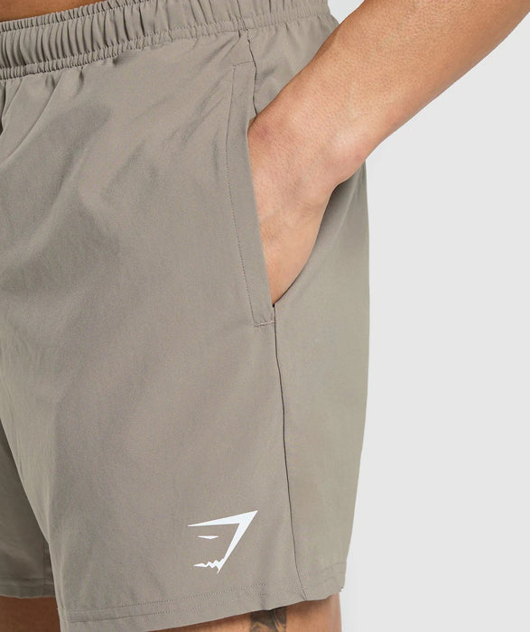 ARRIVAL 5" SHORTS-Linen Brown