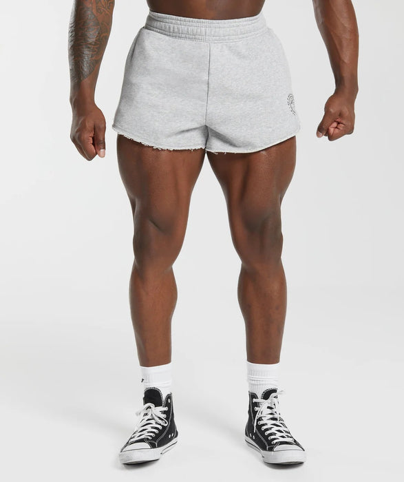 LEGACY 4" SHORTS-Light Grey Marl