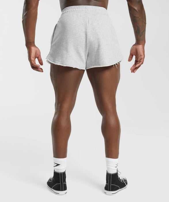 LEGACY 4" SHORTS-Light Grey Marl