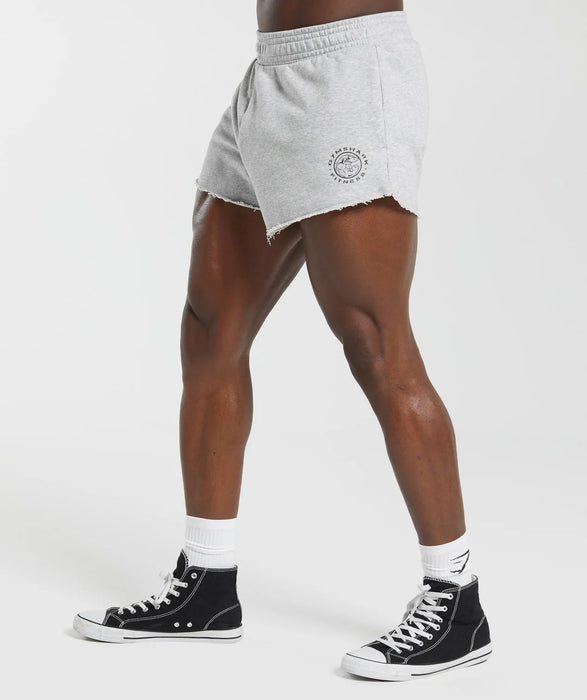 LEGACY 4" SHORTS-Light Grey Marl